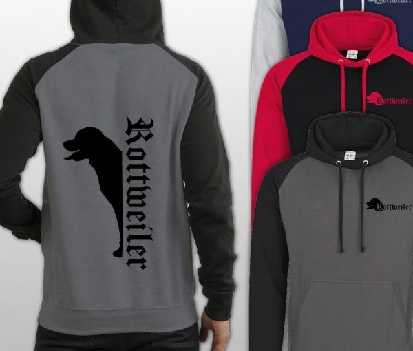 Kapuzenpullover mit Hundemotiv