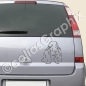 Preview: Cockerspaniel wandtattoo hunde