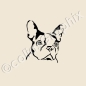 Preview: Franzoesische Bulldogge Hundeaufkleber