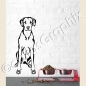 Preview: Rhodesian Ridgeback Wandtattoo