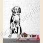 Preview: Flat Coated Retriever Wandtattoo