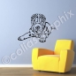 Preview: Shar Pei wandtattoo hunderassen