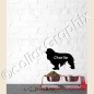 Preview: CKC Spaniel Wandtattoo Aufkleber