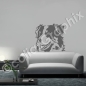 Preview: Australian Shepherd Hunde Wandtattoo