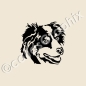 Preview: Hundeaufkleber Australian Shepherd