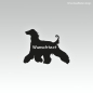 Preview: Afghanischer Windhund Hundeaufkleber