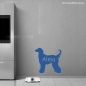 Preview: Afghanischer Windhund Hunde Wandtattoo Aufkleber