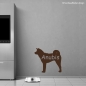 Preview: Akita Hunde Wandtattoo Aufkleber