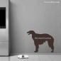 Preview: Barsoi Hunde Wandtattoo Aufkleber