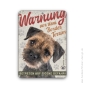 Preview: Border Terrier Schild A5
