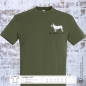 Preview: Bullterrier Herren T-Shirt Farbe army