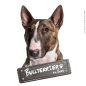 Preview: Bullterrier an Bord Aufkleber