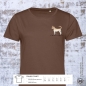 Preview: Chihuahua Damen T-Shirt Farbe mocha