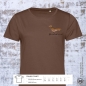 Preview: Dachshund Damen T-Shirt Farbe mocha