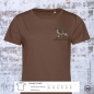 Preview: Deutscher Schäferhund Damen T-Shirt Farbe mocha