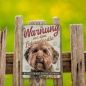 Preview: Labradoodle Hundeschild DIN A5