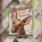 Preview: Podenco Warnschild DIN A5
