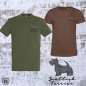 Preview: Scottish Terrier T-Shirt mit dezenten Brustdruck