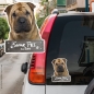 Preview: Shar Pei an Bord Autoaufkleber