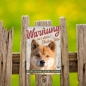 Preview: Shiba Inu Hundeschild DIN A5