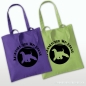 Preview: Afghanischer Windhund Tragetasche lila und kiwi