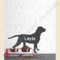 Preview: American Bulldog Hunde Wandtattoo Aufkleber