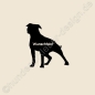 Preview: Stafford Hundeaufkleber Shop
