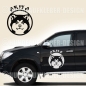 Preview: Hunde Autoaufkleber Akita