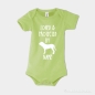 Preview: Baby Body Strampelanzug Hund Fila Brasileiro grün