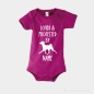 Preview: Basenji Baby Strampler pink