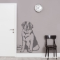 Preview: Bernhardiner Hunde Wandtattoo Aufkleber