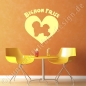 Preview: Bichon Frise hunde wandtattoo