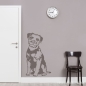 Preview: Border Terrier Wandtattoo Wohnraumdeko