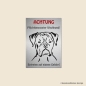 Preview: Hunde Warnschild Boxer