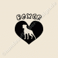 Preview: I love Boxer Aufkleber Shop
