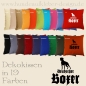 Preview: Kissen mit Hundemotiv Boxer