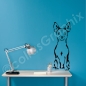 Preview: Chihuahua wandtattoo hunde