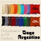 Preview: Kissen mit Hundedruck Dogo Argentino