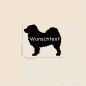 Preview: Do Khyi Hundeaufkleber Tibetdogge