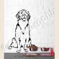 Preview: Golden Retriever Wandtattoo