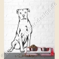 Preview: hunde wandtattoos Dogo Argentino