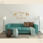 Preview: Dogue de Bordeaux Wandtattoo online kaufen