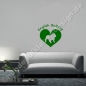 Preview: I love English Bulldog Wandtattoo Shop Hunderassen
