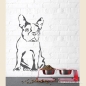 Preview: Französische Bulldogge Hunde Wandtattoo