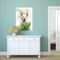 Preview: Poster vom eigenen Hund im Wasserfarben Look - Weißer Schäferhund