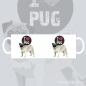 Preview: Mops Hunde Kaffeebecher