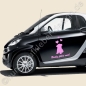 Preview: Hundeaufkleber fuers Auto mit Name