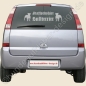 Preview: Hundearssen Aufkleber fuers Auto Staffordshire Bullterrier