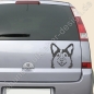 Preview: Welsh Corgi Autoaufkleber Hunde