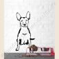 Preview: Xoloitzcuintle Hunde Wandtattoo
